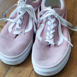 Pink Van's barely worn! Size US 7.5 Women